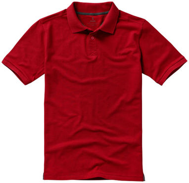Сорочка поло з короткими рукавами Calgary, колір червоний  розмір XS - 38080250- Фото №4