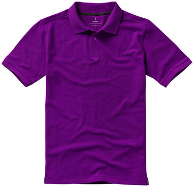 Рубашка поло с короткими рукавами Calgary, цвет сливовый  размер S - 38080381- Фото №4