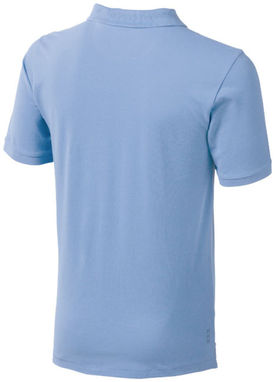 Рубашка поло с короткими рукавами Calgary, цвет светло-синий  размер L - 38080403- Фото №5