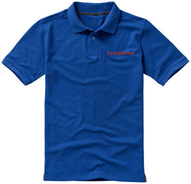 Сорочка поло з короткими рукавами Calgary, колір синій  розмір XS - 38080440- Фото №2