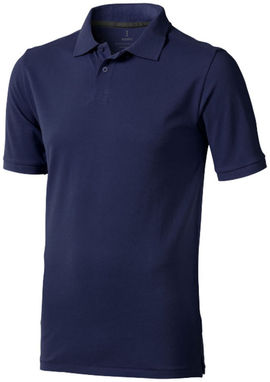 Рубашка поло с короткими рукавами Calgary, цвет темно-синий  размер XS - 38080490- Фото №1