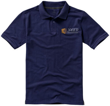 Рубашка поло с короткими рукавами Calgary, цвет темно-синий  размер XS - 38080490- Фото №2
