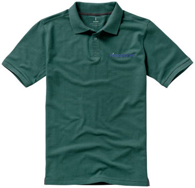 Рубашка поло с короткими рукавами Calgary, цвет зеленый лесной  размер XS - 38080600- Фото №2