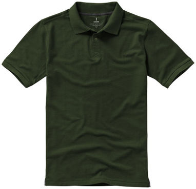 Рубашка поло с короткими рукавами Calgary, цвет зеленый армейский  размер XS - 38080700- Фото №4