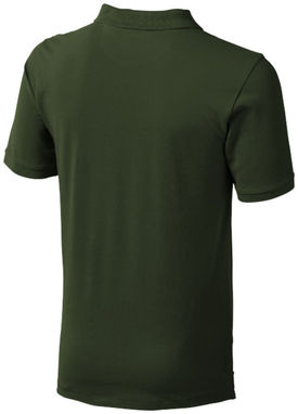 Рубашка поло с короткими рукавами Calgary, цвет зеленый армейский  размер S - 38080701- Фото №5