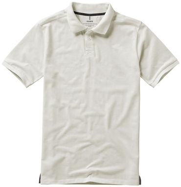 Рубашка поло с короткими рукавами Calgary, цвет светло-серый  размер XL - 38080904- Фото №4