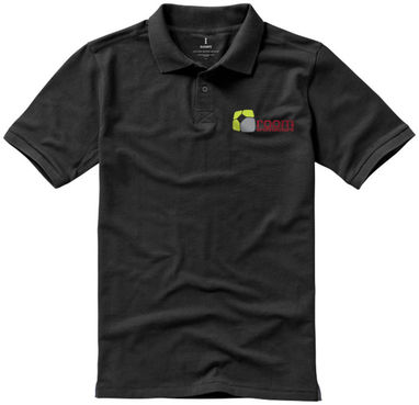 Рубашка поло с короткими рукавами Calgary, цвет антрацит  размер XS - 38080950- Фото №2