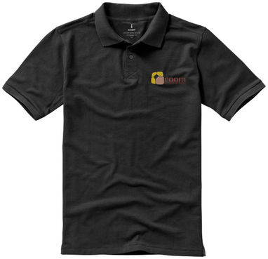 Рубашка поло с короткими рукавами Calgary, цвет антрацит  размер XXL - 38080955- Фото №3