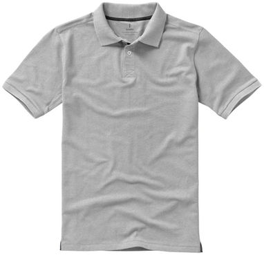 Рубашка поло с короткими рукавами Calgary, цвет серый меланж  размер XS - 38080960- Фото №4