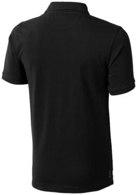 Рубашка поло с короткими рукавами Calgary, цвет сплошной черный  размер S - 38080991- Фото №4
