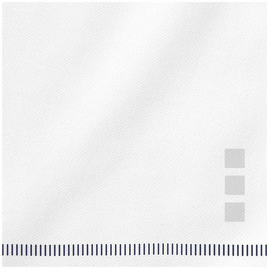 Жіноча сорочка поло з короткими рукавами Calgary, колір білий, темно-синій  розмір XS - 38081030- Фото №7