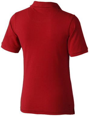 Жіноча сорочка поло з короткими рукавами Calgary, колір червоний  розмір XS - 38081250- Фото №5