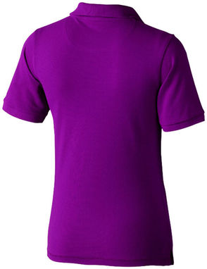 Жіноча сорочка поло з короткими рукавами Calgary, колір сливовий  розмір XS - 38081380- Фото №5