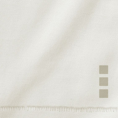 Женская рубашка поло с короткими рукавами Calgary, цвет светло-серый  размер XS - 38081900- Фото №7