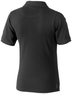 Жіноча сорочка поло з короткими рукавами Calgary, колір антрацит  розмір XS - 38081950- Фото №5