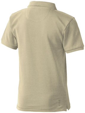 Дитяча сорочка поло з короткими рукавами Calgary, колір хакі  розмір 104 - 38082051- Фото №5