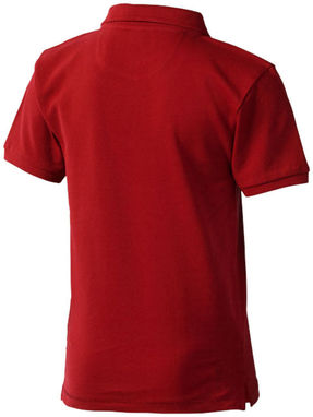 Дитяча сорочка поло з короткими рукавами Calgary, колір червоний  розмір 104 - 38082251- Фото №5