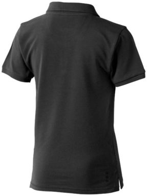 Детская рубашка поло с короткими рукавами Calgary, цвет антрацит  размер 104 - 38082951- Фото №5