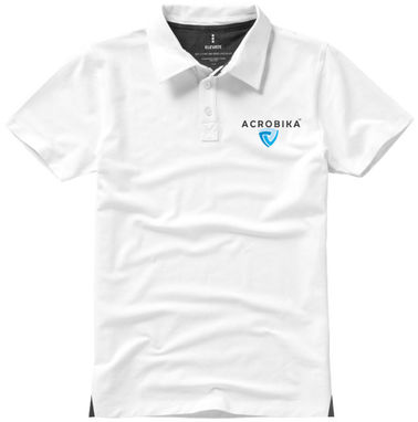 Сорочка поло з короткими рукавами Markham, колір білий  розмір XS - 38084010- Фото №2