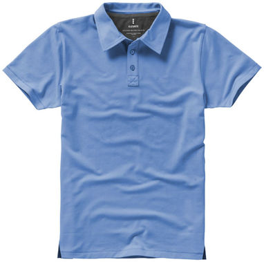 Рубашка поло с короткими рукавами Markham, цвет светло-синий  размер S - 38084401- Фото №4