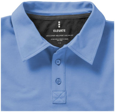 Рубашка поло с короткими рукавами Markham, цвет светло-синий  размер S - 38084401- Фото №8