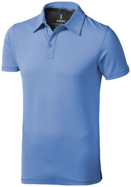 Рубашка поло с короткими рукавами Markham, цвет светло-синий  размер XL - 38084404- Фото №1