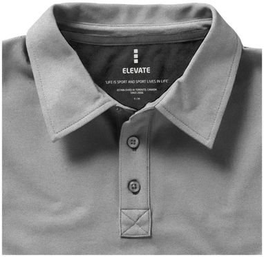 Сорочка поло з короткими рукавами Markham, колір сірий меланж  розмір XS - 38084960- Фото №8