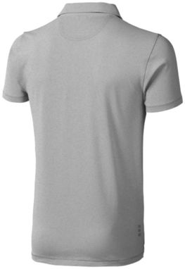 Рубашка поло с короткими рукавами Markham, цвет серый меланж  размер S - 38084961- Фото №5