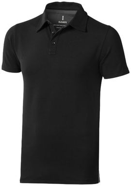 Сорочка поло з короткими рукавами Markham, колір суцільний чорний  розмір S - 38084991- Фото №1