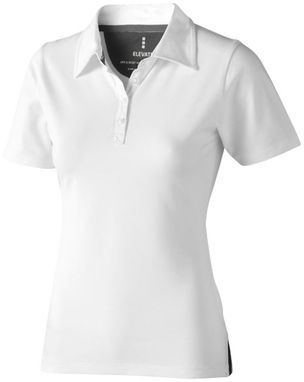 Женская рубашка поло с короткими рукавами Markham, цвет белый  размер XS - 38085010- Фото №1