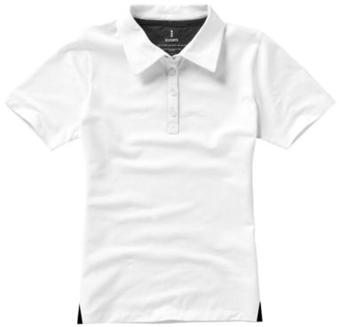 Женская рубашка поло с короткими рукавами Markham, цвет белый  размер XS - 38085010- Фото №4