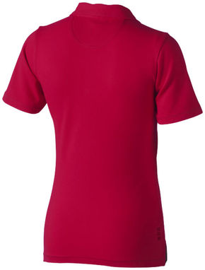 Женская рубашка поло с короткими рукавами Markham, цвет красный  размер XS - 38085250- Фото №5