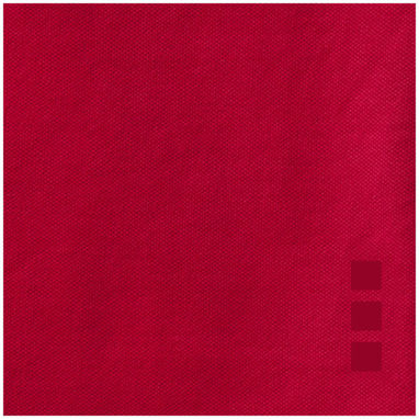 Женская рубашка поло с короткими рукавами Markham, цвет красный  размер XS - 38085250- Фото №7