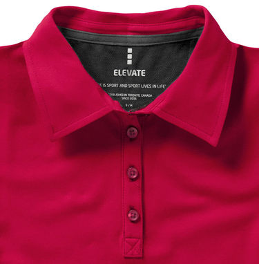 Жіноча сорочка поло з короткими рукавами Markham, колір червоний  розмір XS - 38085250- Фото №8
