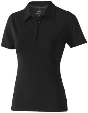 Женская рубашка поло с короткими рукавами Markham, цвет антрацит  размер L - 38085953- Фото №1