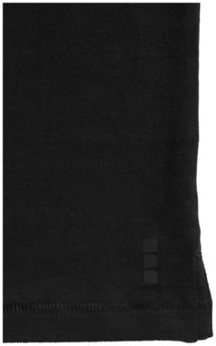 Рубашка поло с длинными рукавами Oakville, цвет сплошной черный  размер S - 38086991- Фото №7