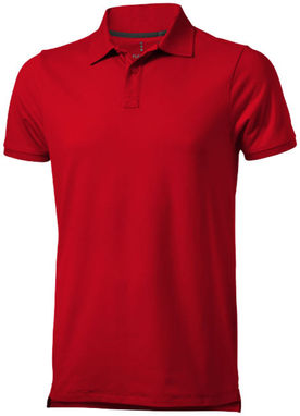 Рубашка поло с короткими рукавами Yukon, цвет красный  размер XS - 38088250- Фото №1