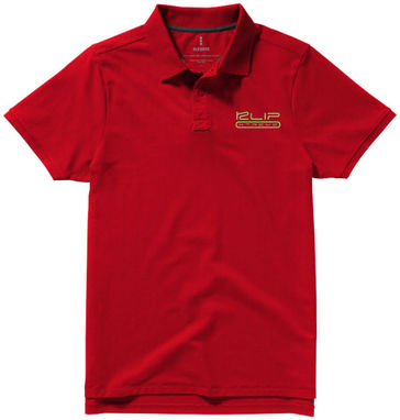 Рубашка поло с короткими рукавами Yukon, цвет красный  размер XS - 38088250- Фото №3