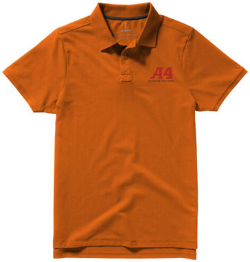 Рубашка поло с короткими рукавами Yukon, цвет оранжевый  размер XS - 38088330- Фото №2