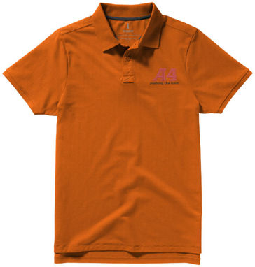 Сорочка поло з короткими рукавами Yukon, колір оранжевий  розмір S - 38088331- Фото №3