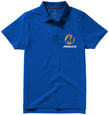 Сорочка поло з короткими рукавами Yukon, колір синій  розмір XS - 38088440- Фото №2