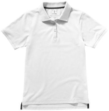 Женская рубашка поло с короткими рукавами Yukon, цвет белый  размер XS - 38089010- Фото №4