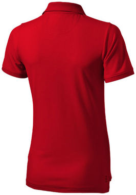 Жіноча сорочка поло з короткими рукавами Yukon, колір червоний  розмір XS - 38089250- Фото №5