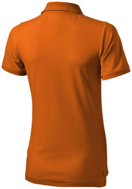 Жіноча сорочка поло з короткими рукавами Yukon, колір оранжевий  розмір XS - 38089330- Фото №5