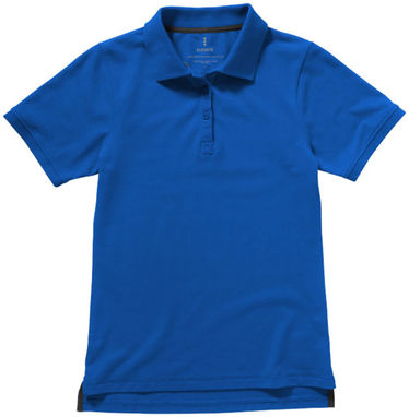 Женская рубашка поло с короткими рукавами Yukon, цвет синий  размер S - 38089441- Фото №4