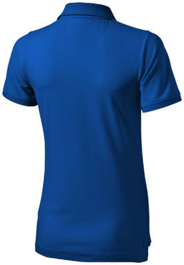 Женская рубашка поло с короткими рукавами Yukon, цвет синий  размер S - 38089441- Фото №5
