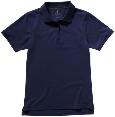 Женская рубашка поло с короткими рукавами Yukon, цвет темно-синий  размер XS - 38089490- Фото №4