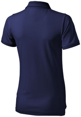 Жіноча сорочка поло з короткими рукавами Yukon, колір темно-синій  розмір XS - 38089490- Фото №5