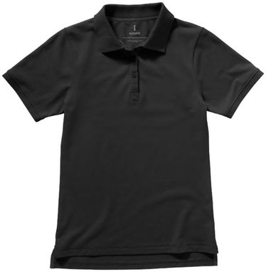 Рубашка поло женская с короткими рукавами Yukon, цвет антрацит  размер S - 38089951- Фото №4