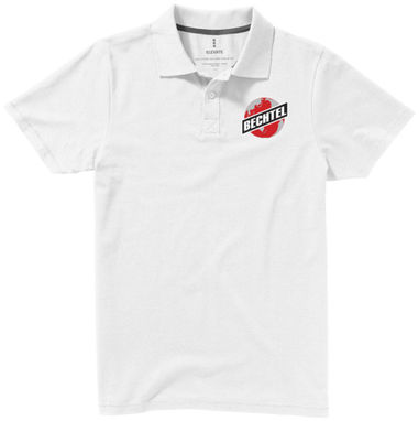 Рубашка поло с короткими рукавами Seller, цвет белый  размер XS - 38090010- Фото №2